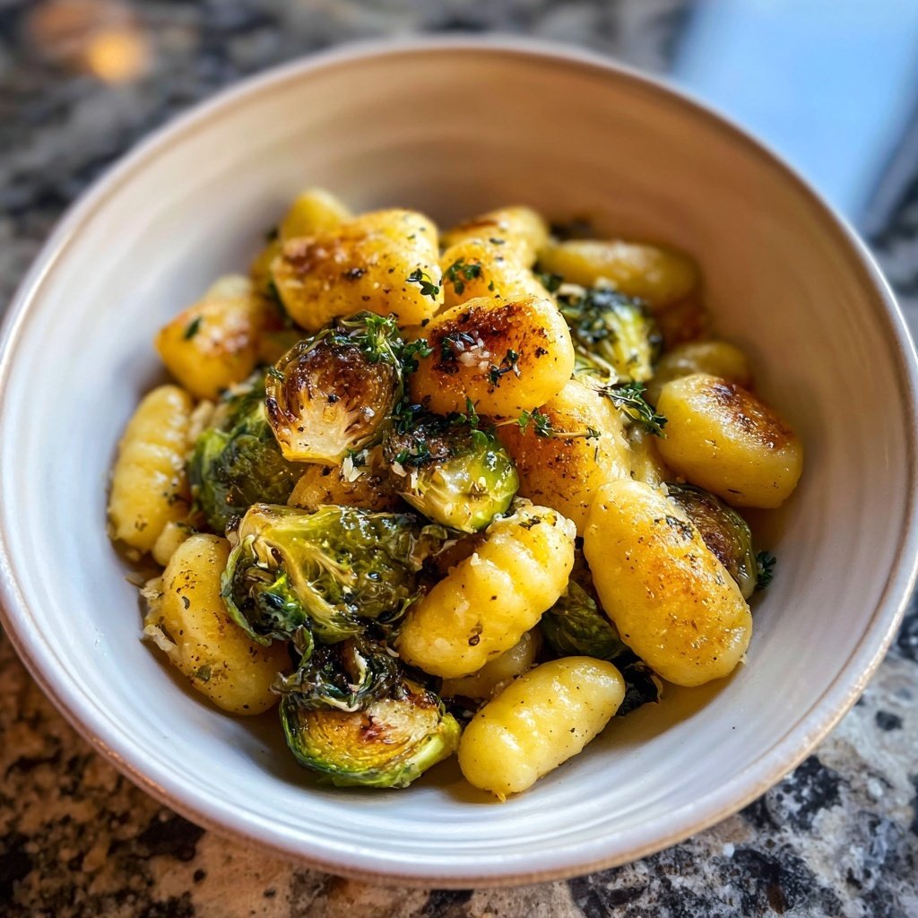 Gnocchi mit Rosenkohl