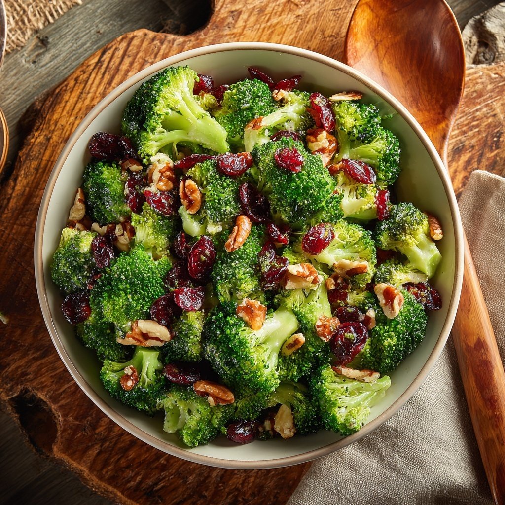 Brokkoli-Salat mit Cranberries