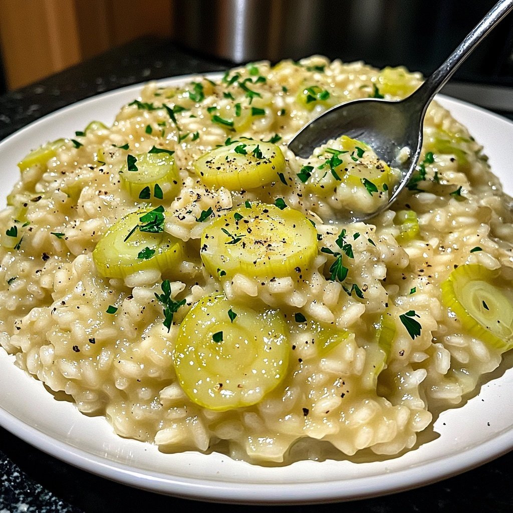 Risotto mit Lauch