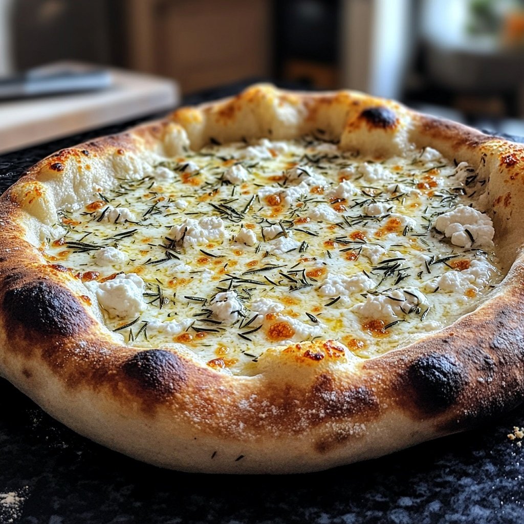 Pizza Bianca mit Rosmarin