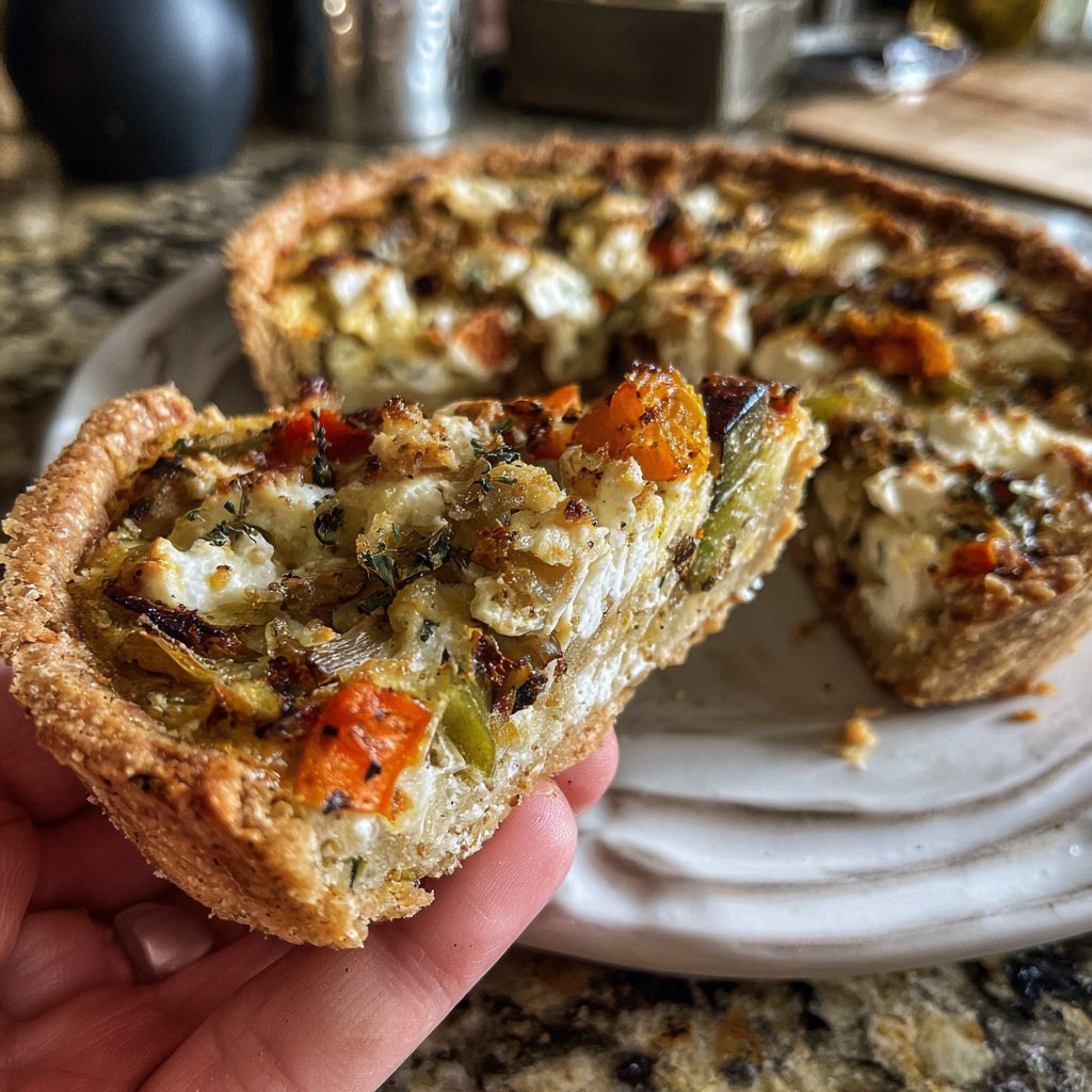 Herzhafte Tartelettes mit Ziegenkäse