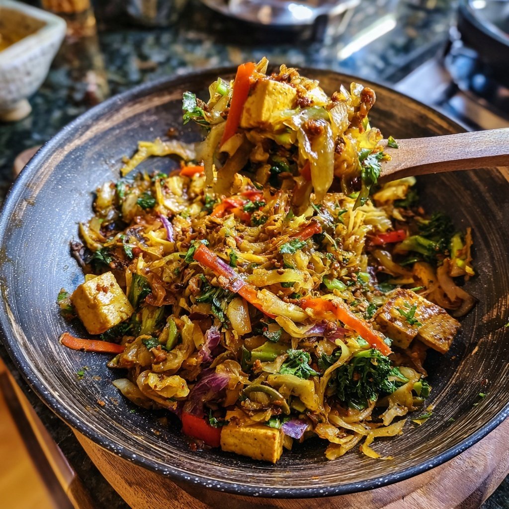 Asiatische Krautpfanne