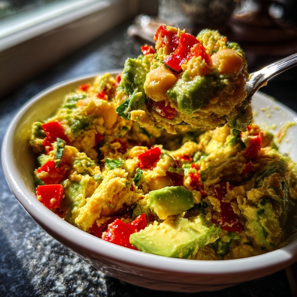 Mittagessen mit Kichererbsen