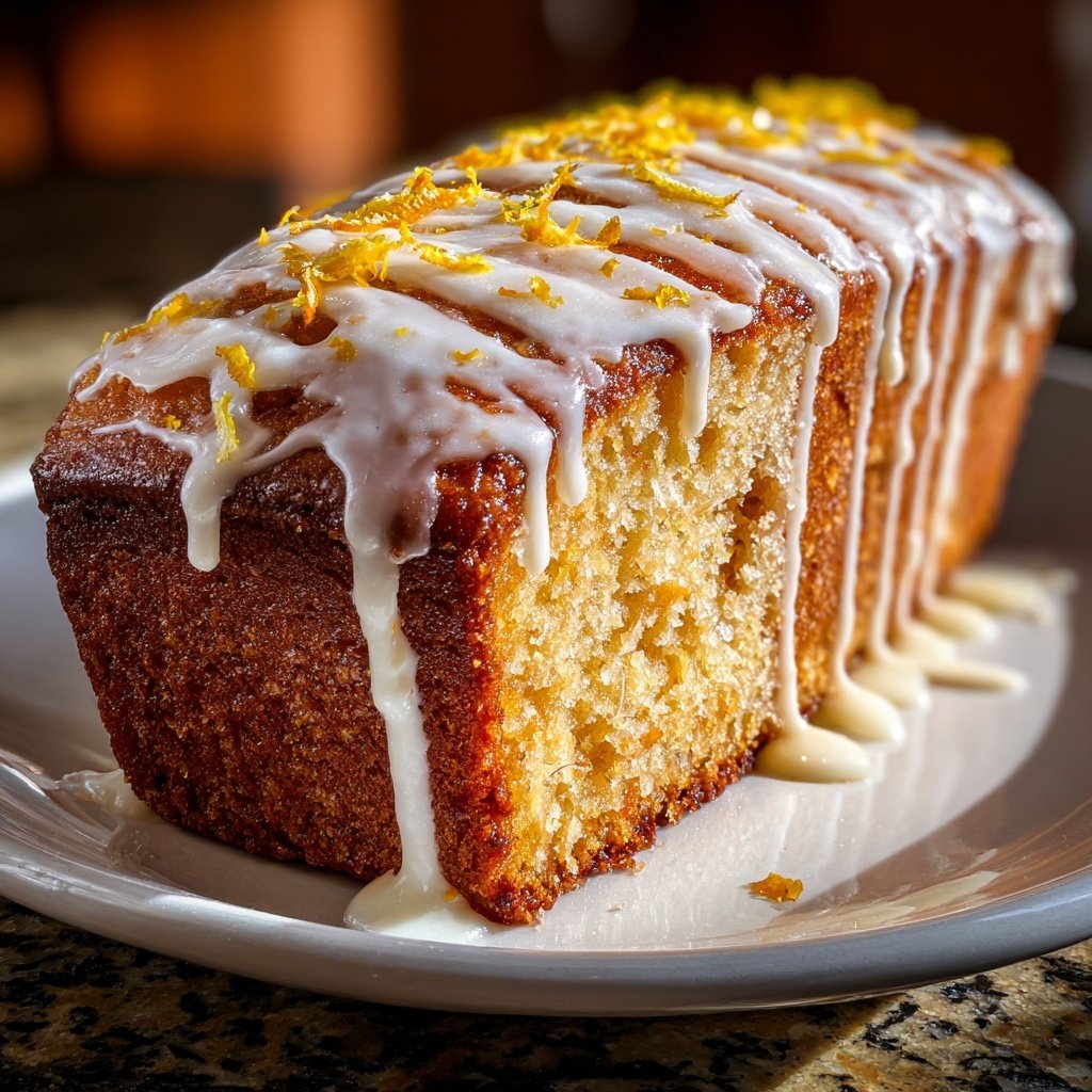 Zitronenkuchen mit Kokosglasur