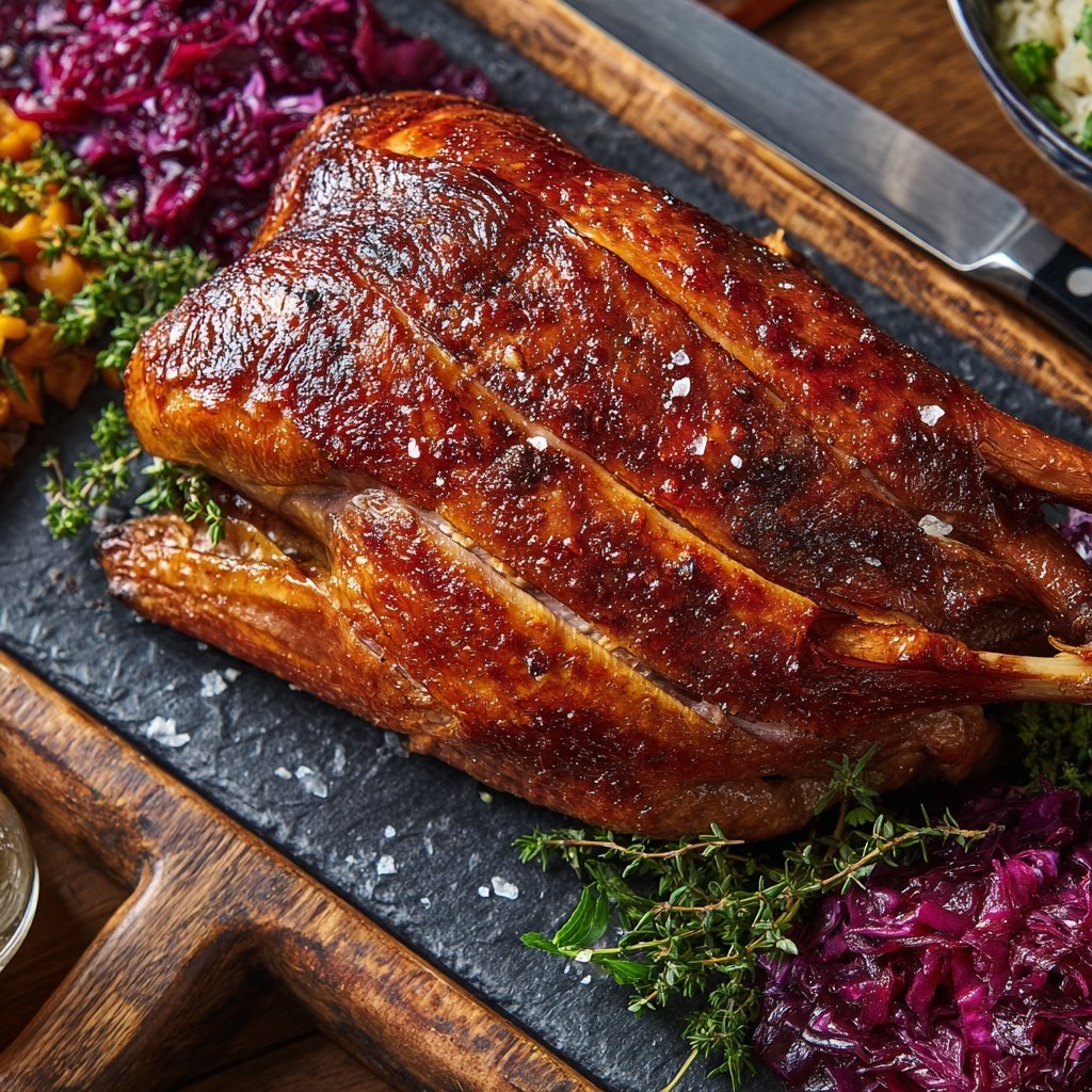 Saisonal & Festlich Weihnachtsgans mit Rotkohl