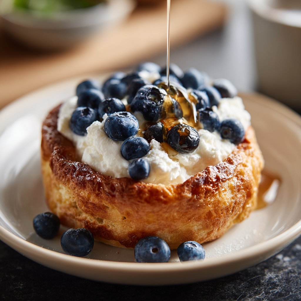 Pfannkuchen mit Joghurtteig