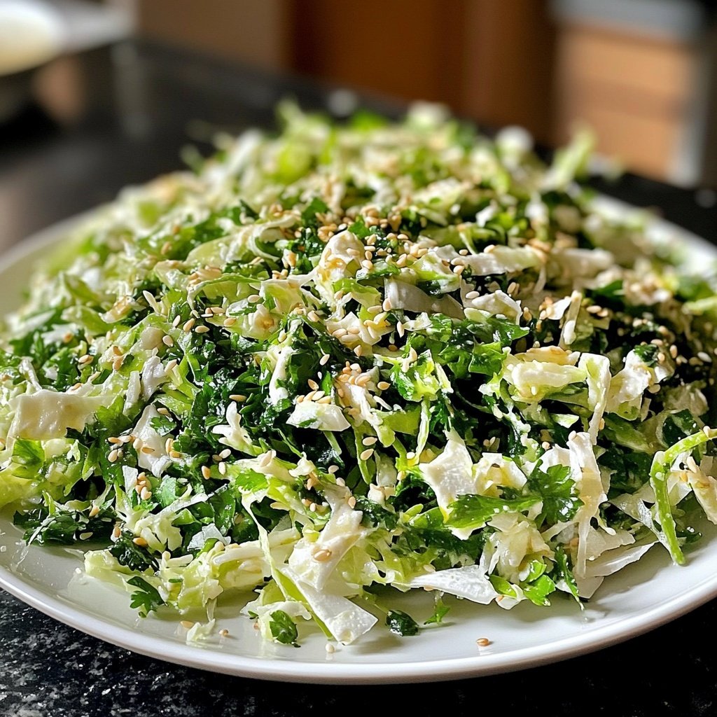 Asiatischer Salat mit Chinakohl & Sesam-Dressing