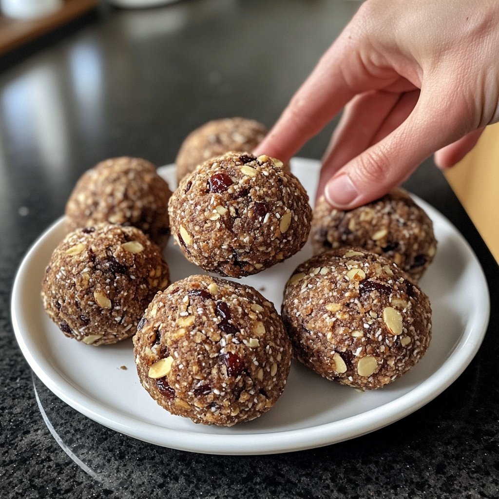Protein Bällchen ohne Backen vegan